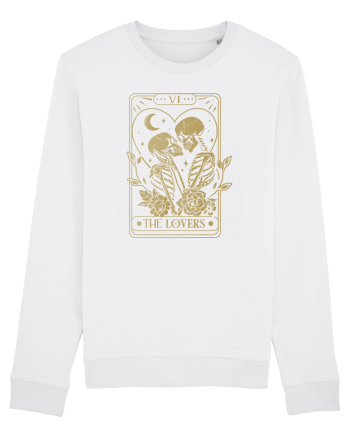 The Lovers Heart Tarot White