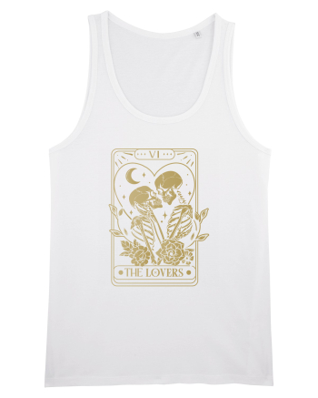 The Lovers Heart Tarot White