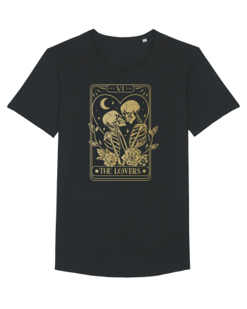 The Lovers Heart Tarot Black
