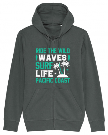 Ride The Wild Waves Surf Life Pacific Coast Anthracite