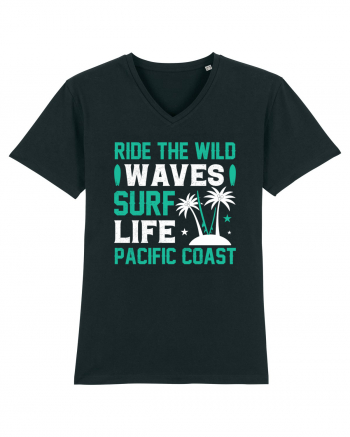 Ride The Wild Waves Surf Life Pacific Coast Black