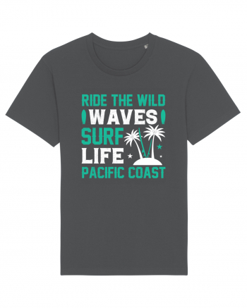 Ride The Wild Waves Surf Life Pacific Coast Anthracite