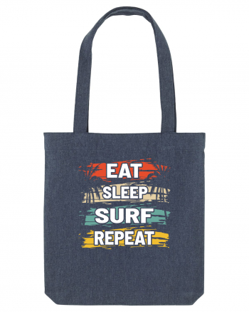 Eat Sleep Surf Repeat Midnight Blue