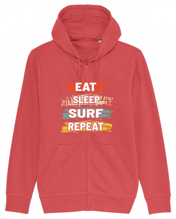 Eat Sleep Surf Repeat Carmine Red