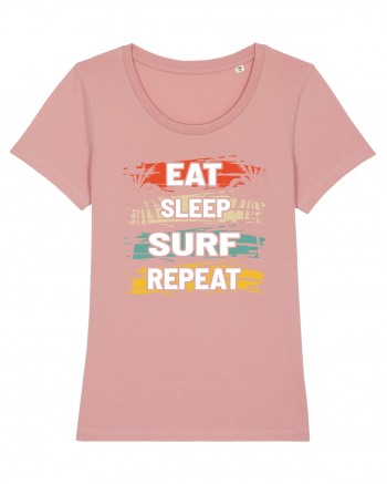 Eat Sleep Surf Repeat Canyon Pink