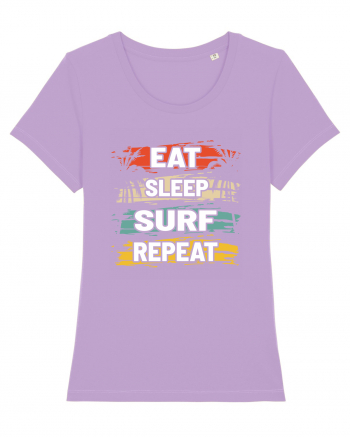 Eat Sleep Surf Repeat Lavender Dawn