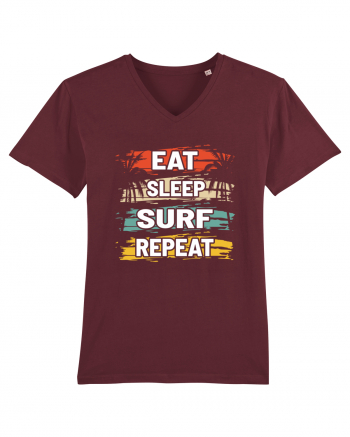 Eat Sleep Surf Repeat Burgundy