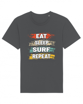 Eat Sleep Surf Repeat Anthracite