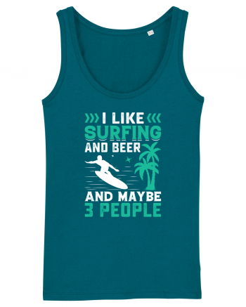 I Like Surfing And Beer And Maybe 3 People Ocean Depth