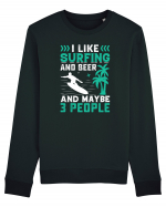 I Like Surfing And Beer And Maybe 3 People Bluză mânecă lungă Unisex Rise