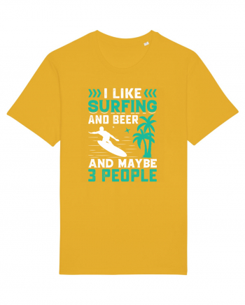 I Like Surfing And Beer And Maybe 3 People Spectra Yellow