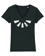 Guler deco 1 Tricou mânecă scurtă guler V Damă Evoker