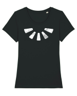 Guler deco 1 Tricou mânecă scurtă guler larg fitted Damă Expresser