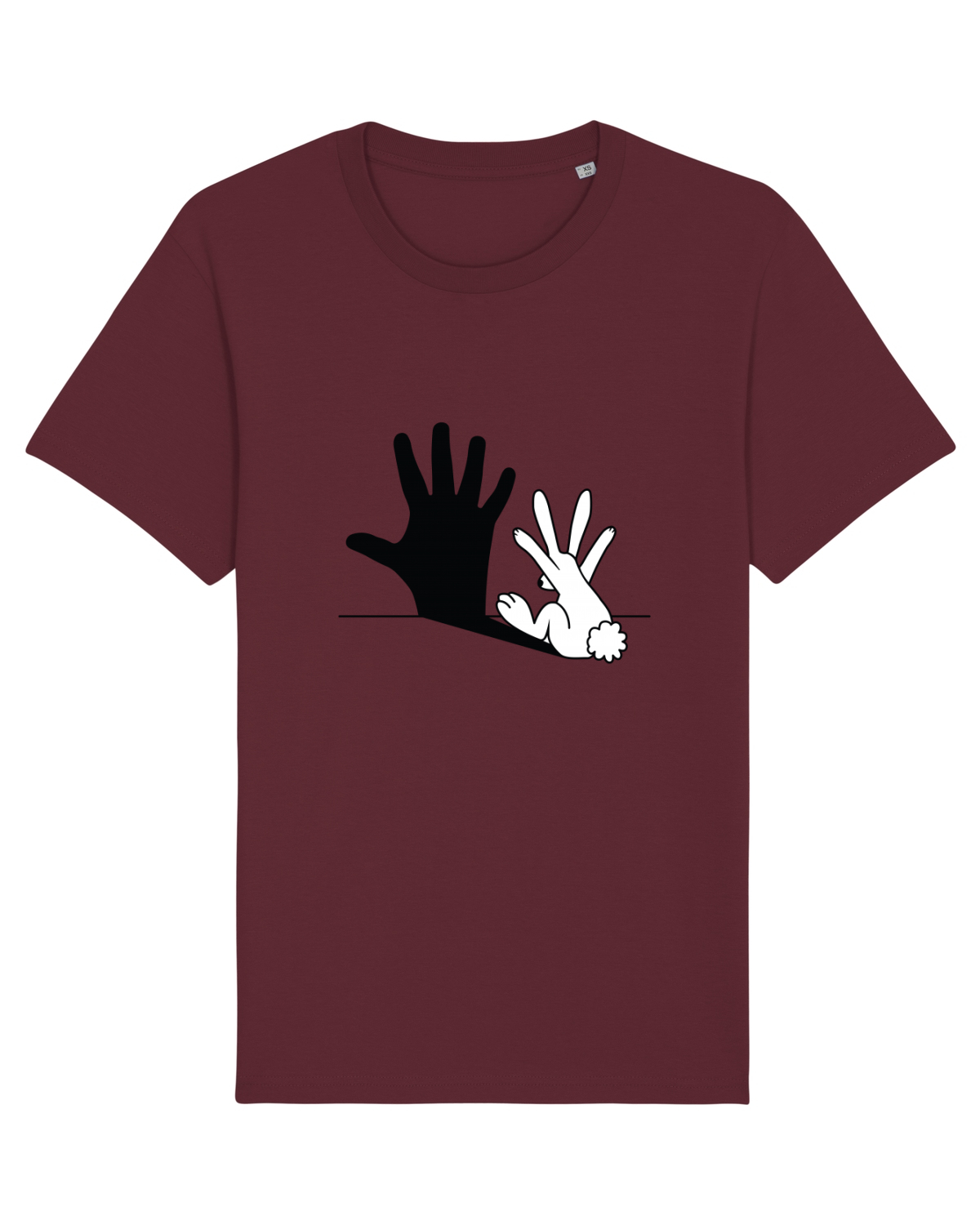 Tricou mânecă scurtă Unisex Rocker Burgundy