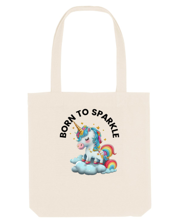 Unicorn dragut mesaj Born to Sparkle, design 1 Natural