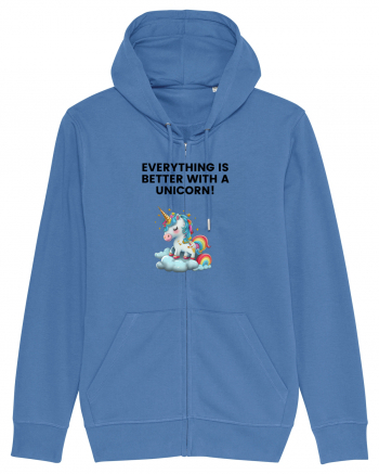 Unicorn dragut mesaj Everything is better with a unicorn!, design 1 Bright Blue