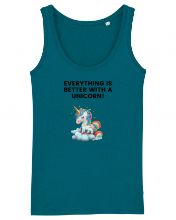 Unicorn dragut mesaj Everything is better with a unicorn!, design 1 Ocean Depth