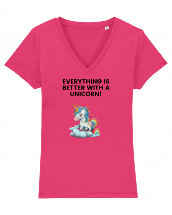 Unicorn dragut mesaj Everything is better with a unicorn!, design 1 Raspberry