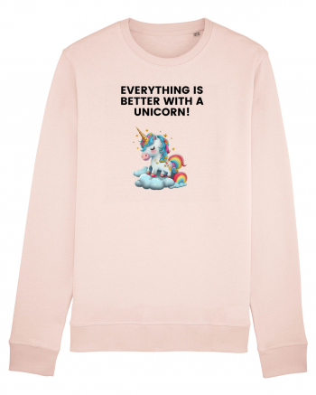 Unicorn dragut mesaj Everything is better with a unicorn!, design 1 Candy Pink