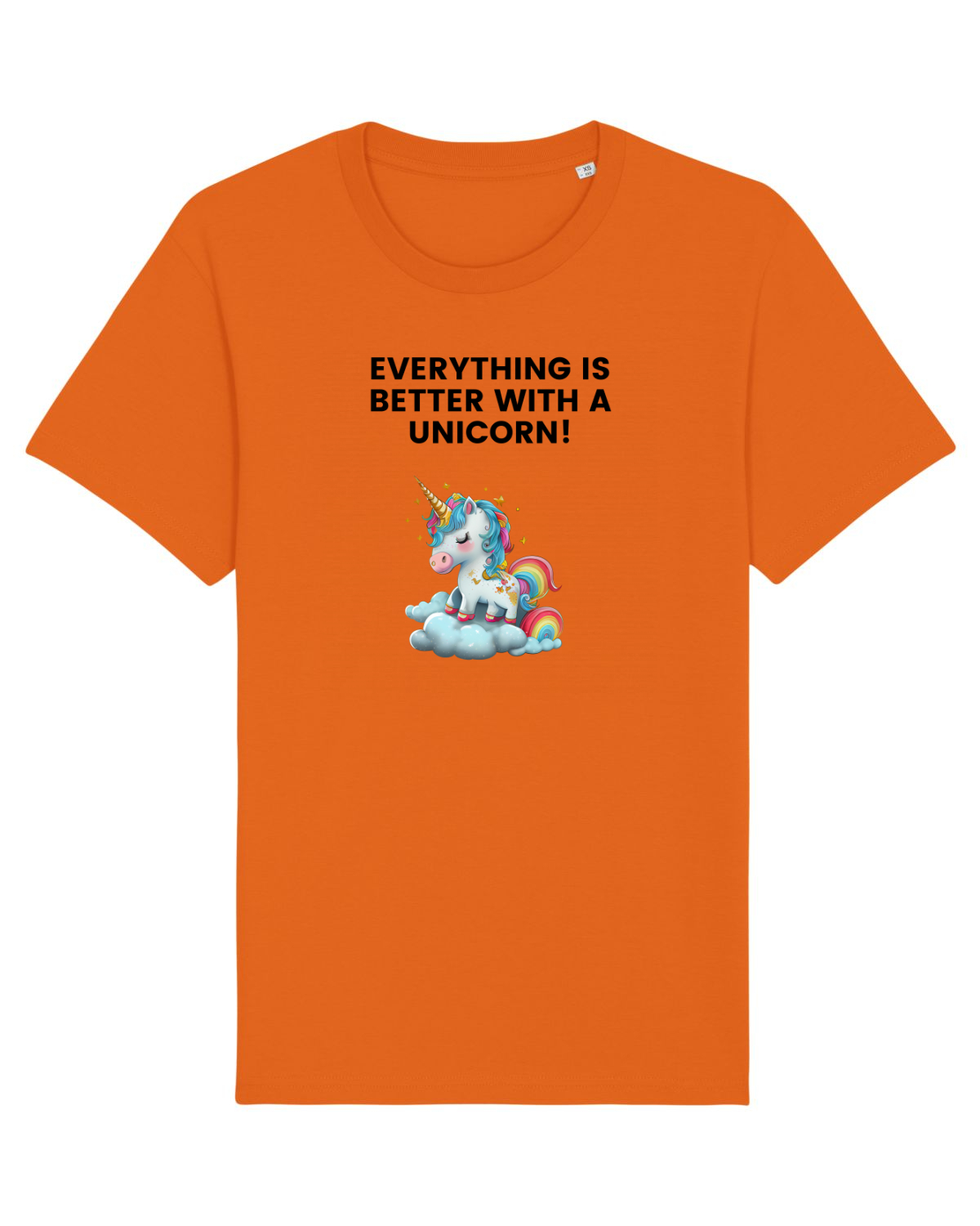 Tricou mânecă scurtă Unisex Rocker Bright Orange