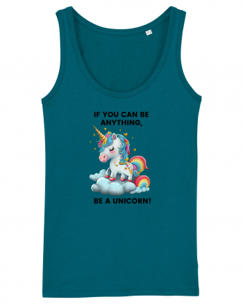 Unicorn dragut mesaj If you can be anything, be a unicorn, design 1 Ocean Depth