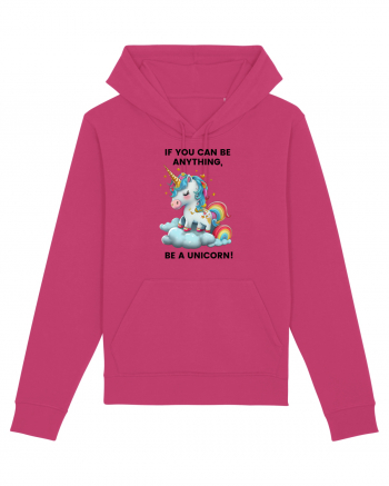 Unicorn dragut mesaj If you can be anything, be a unicorn, design 1 Raspberry