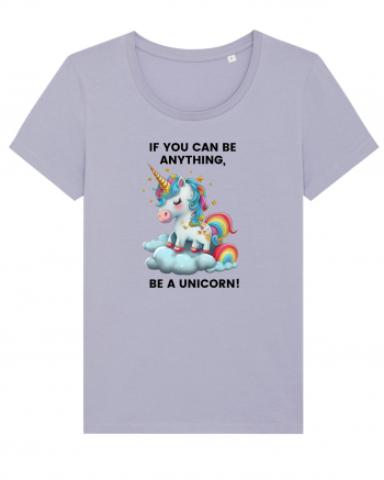 Unicorn dragut mesaj If you can be anything, be a unicorn, design 1 Lavender