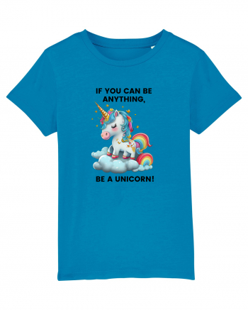 Unicorn dragut mesaj If you can be anything, be a unicorn, design 1 Azur