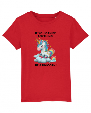 Unicorn dragut mesaj If you can be anything, be a unicorn, design 1 Red