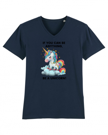 Unicorn dragut mesaj If you can be anything, be a unicorn, design 1 French Navy