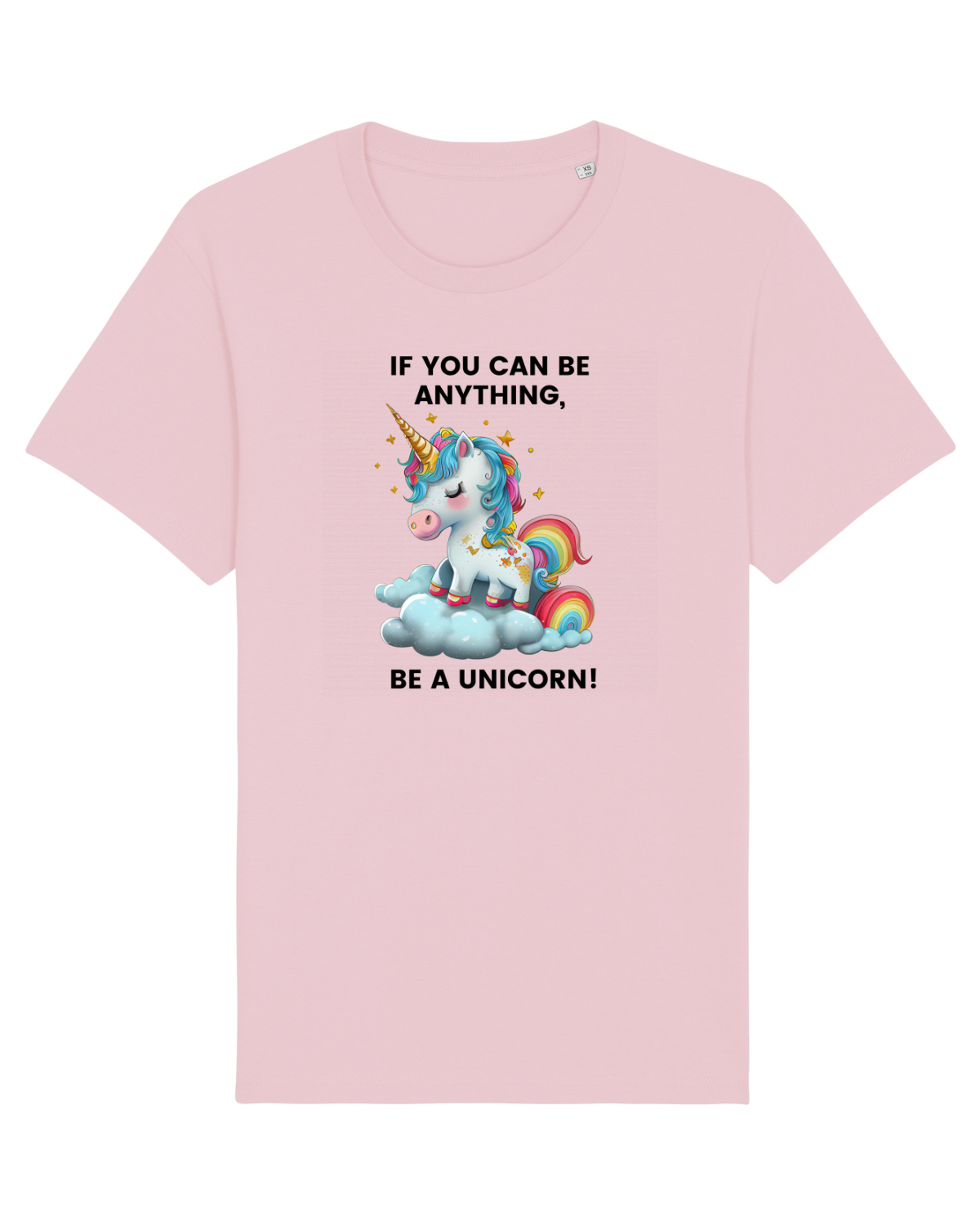 Tricou mânecă scurtă Unisex Rocker Cotton Pink