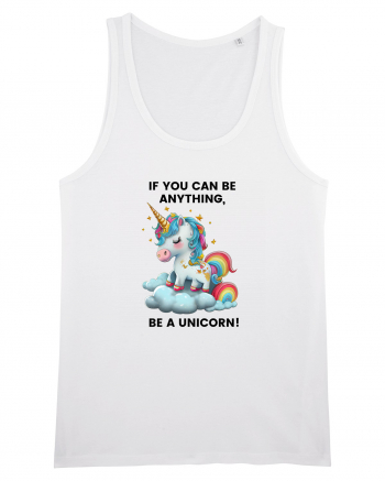 Unicorn dragut mesaj If you can be anything, be a unicorn, design 1 White