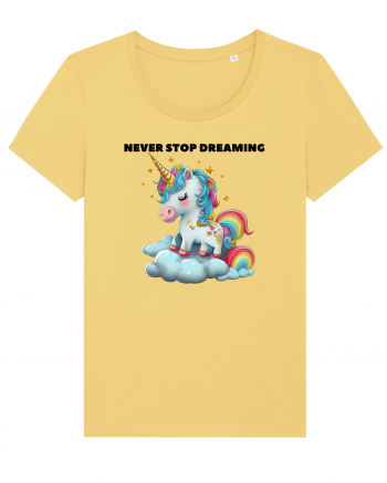 Unicorn dragut mesaj Never stop dreaming, design 1 Jojoba