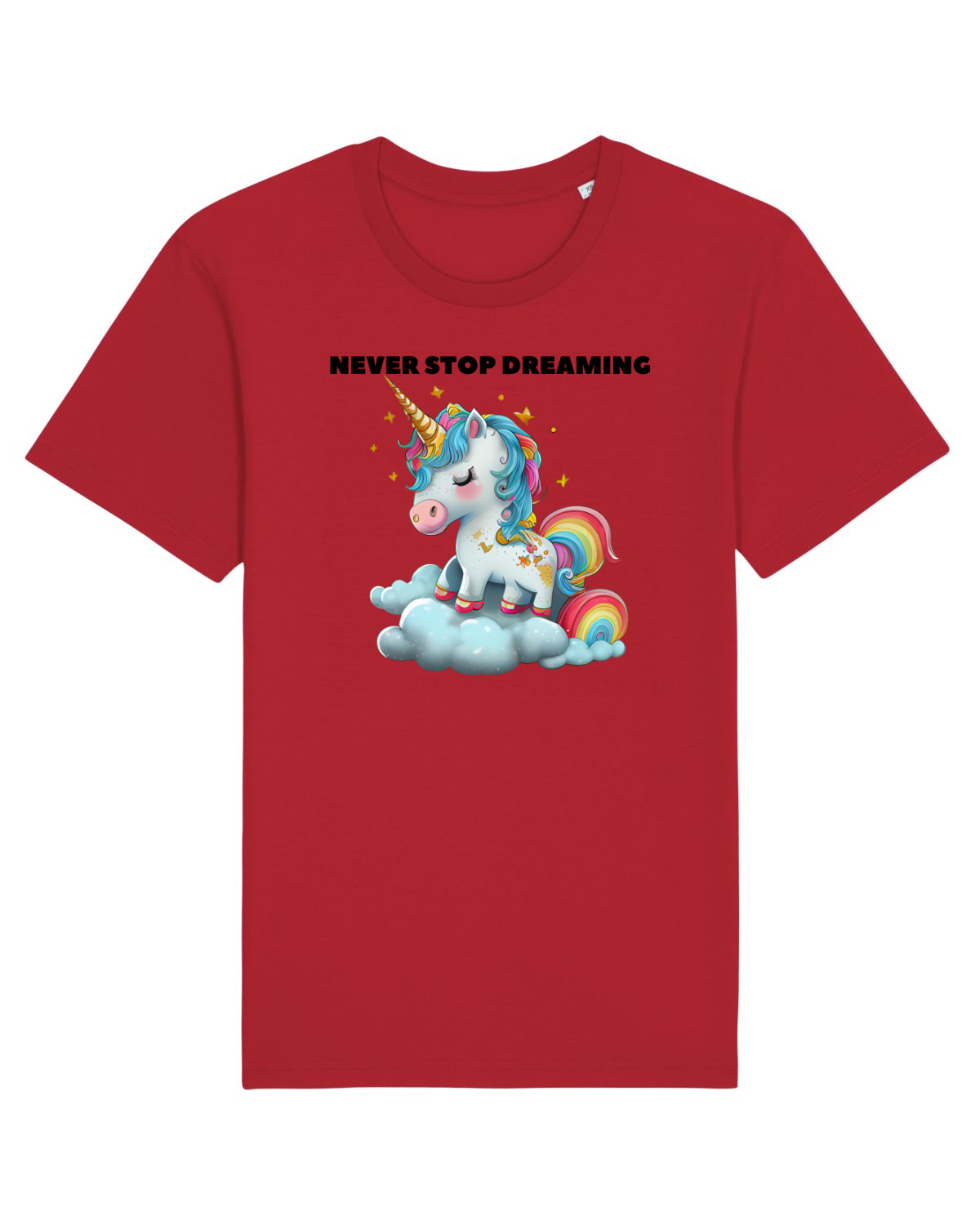Tricou mânecă scurtă Unisex Rocker Red
