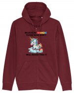 Believe in Magic. Those who don’t believe in magic will never find it ,  1 Hanorac cu fermoar Unisex Connector