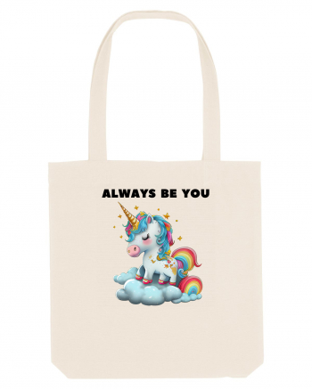 Unicorn mesaj ALWAYS BE YOU, design 1 Natural