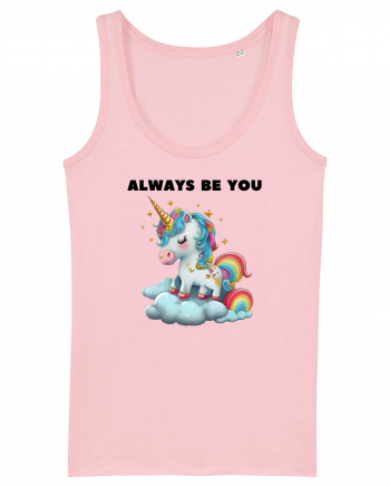 Unicorn mesaj ALWAYS BE YOU, design 1 Cotton Pink