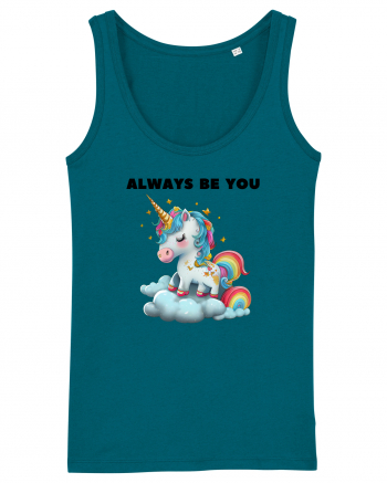 Unicorn mesaj ALWAYS BE YOU, design 1 Ocean Depth