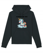 Unicorn mesaj ALWAYS BE YOU, design 1 Hanorac Unisex Drummer