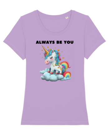 Unicorn mesaj ALWAYS BE YOU, design 1 Lavender Dawn