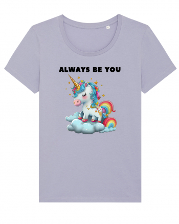 Unicorn mesaj ALWAYS BE YOU, design 1 Lavender