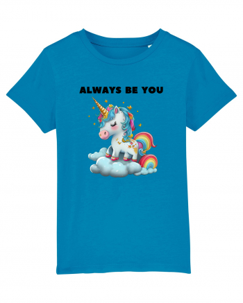 Unicorn mesaj ALWAYS BE YOU, design 1 Azur