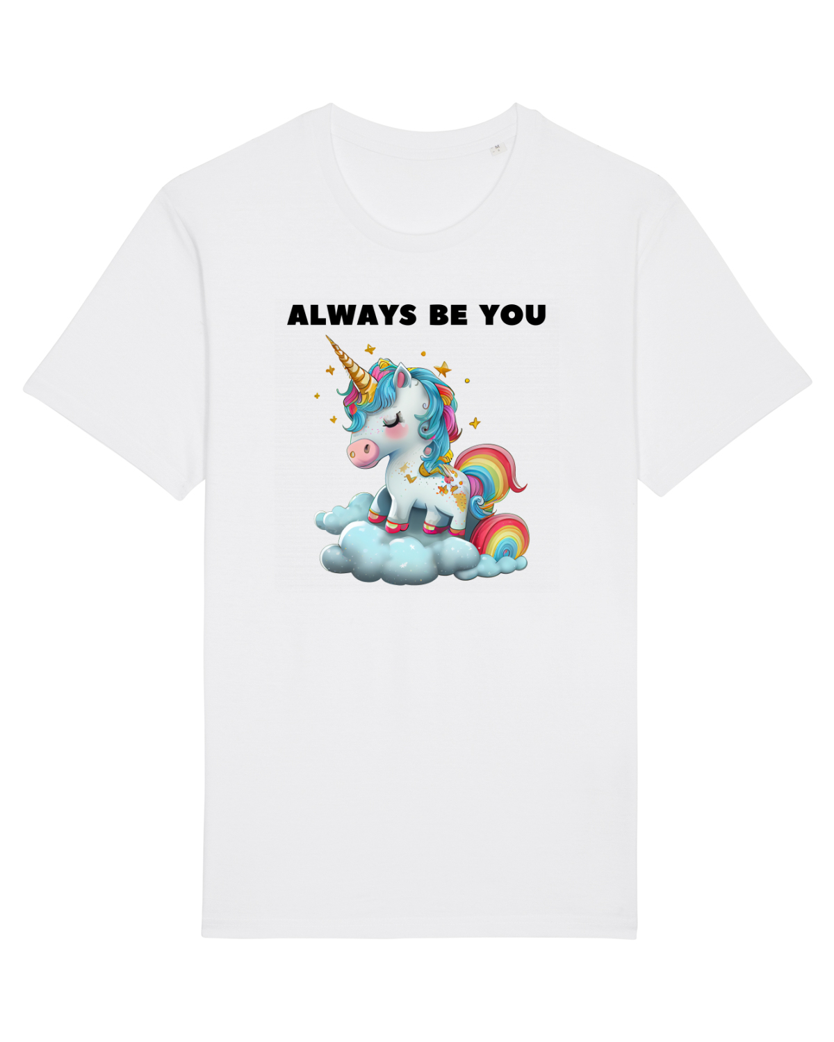 Tricou mânecă scurtă Unisex Rocker White