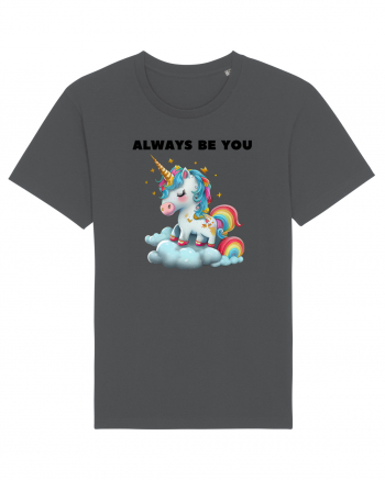Unicorn mesaj ALWAYS BE YOU, design 1 Anthracite