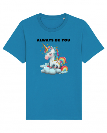 Unicorn mesaj ALWAYS BE YOU, design 1 Azur