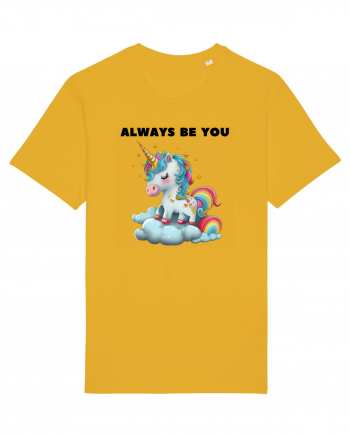 Unicorn mesaj ALWAYS BE YOU, design 1 Spectra Yellow