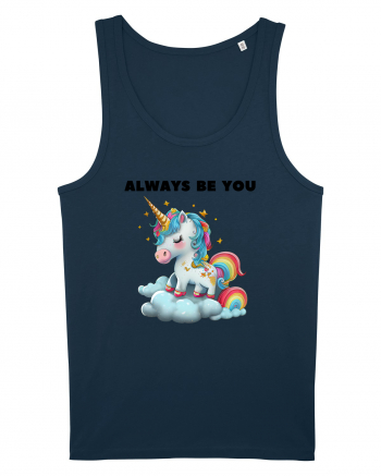 Unicorn mesaj ALWAYS BE YOU, design 1 Navy