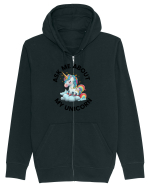 Unicorn Ask Me About My Unicorn , design 1 Hanorac cu fermoar Unisex Connector