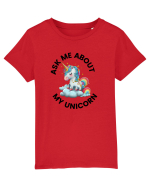 Unicorn Ask Me About My Unicorn , design 1 Tricou mânecă scurtă  Copii Mini Creator