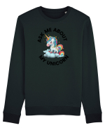 Unicorn Ask Me About My Unicorn , design 1 Bluză mânecă lungă Unisex Rise